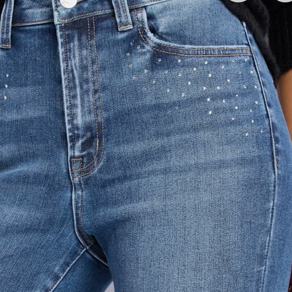 Bridge by Gly jeans. NWT. High rise crop bootcut size 12 - Picture 2 of 7